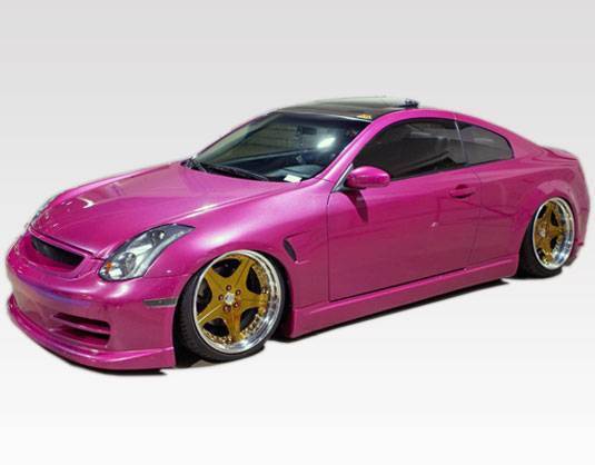 2003-2007 Infiniti G35 2 doors TERMINATOR Style FRP Primer Front Bumper-1