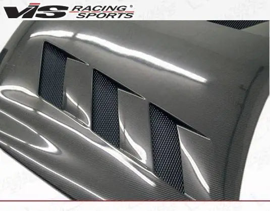 2003-2004 Infiniti G35 4 doors AMS Style Carbon Fiber Black Hood-4