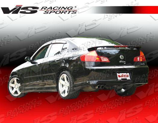 2003-2004 Infiniti G35 4 doors TECHNO R Style FRP Primer Rear Lip-2