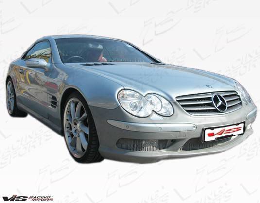 2003-2008 Mercedes Sl R230 2 doors EURO TECH Style FRP Primer Front Bumper-2