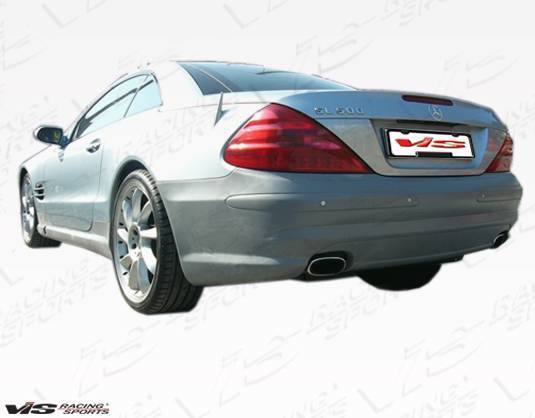 2003-2011 Mercedes Sl R230 2 doors EURO TECH Style FRP Primer Rear Bumper-2