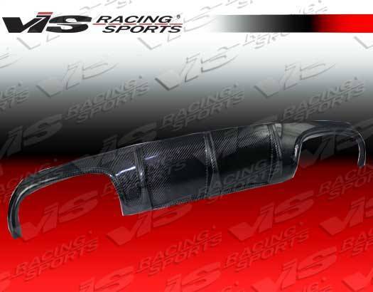2003-2008 Mercedes Clk W209 2 doors Carbon Fiber Black Diffuser-1