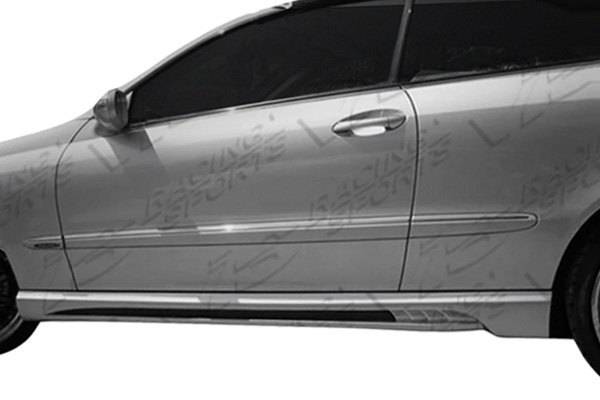 2003-2009 Mercedes Clk W209 2 doors VIP Style FRP Primer Full Kit-3