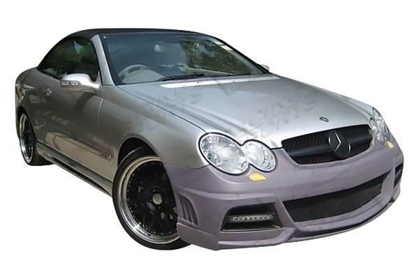 2003-2009 Mercedes Clk W209 2 doors VIP Style FRP Primer Full Kit-6
