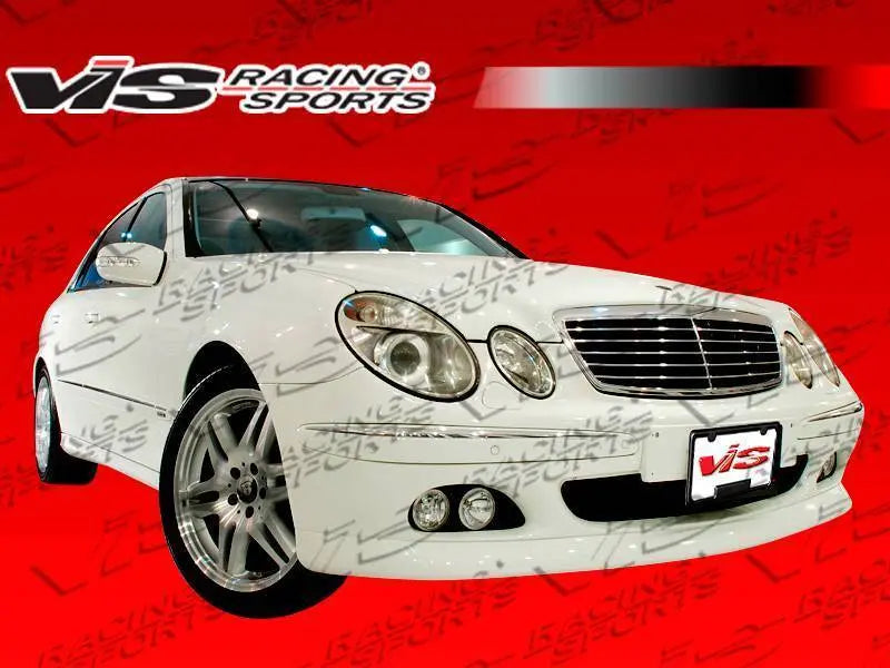 2003-2009 Mercedes E Class W211 4 doors B-SPEC Style FRP Primer Side Skirts-4
