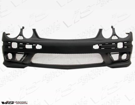 2003-2006 Mercedes E Class W211 4 doors E63 Style FRP Primer Front Bumper-4