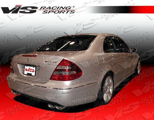 2003-2009 Mercedes E Class W211 4 doors EURO TECH Style FRP Primer Rear Bumper-2
