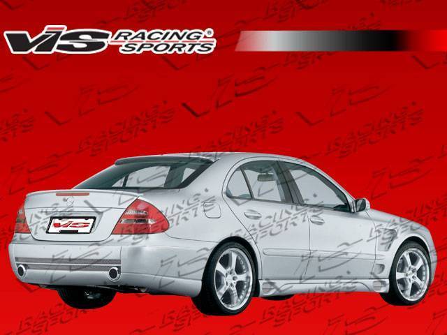 2003-2009 Mercedes E Class W211 4 doors LASER F1 Style FRP Primer Rear Bumper-1
