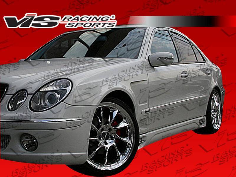 2003-2009 Mercedes E Class W211 4 doors LASER F1 Style FRP Primer Fenders-1