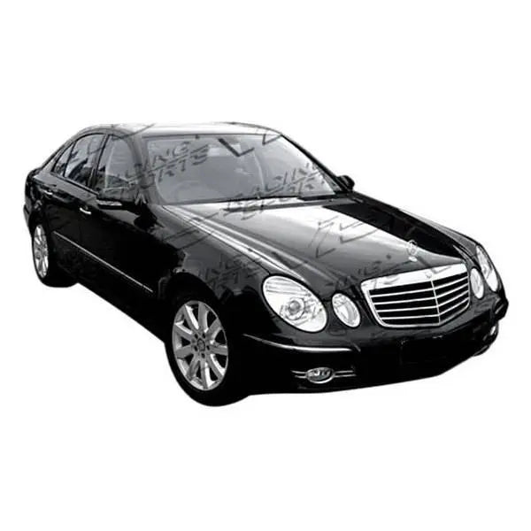2003-2007 Mercedes E Class 4 doors OEM Style Carbon Fiber Black Hood-1