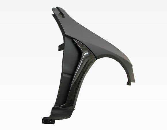 2003-2007 Mitsubishi EVO 8 EVO 9 FVS Style FRP Carbon Fiber Black Fenders-1