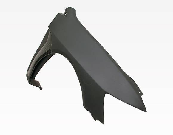 2003-2007 Mitsubishi EVO 8 EVO 9 FVS Style FRP Carbon Fiber Black Fenders-4