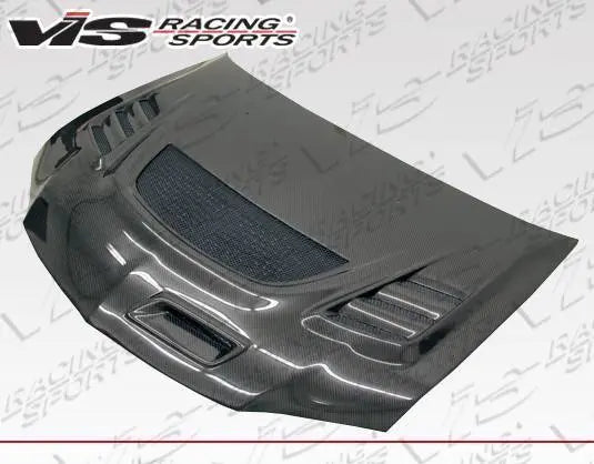 2003-2005 Mitsubishi EVO 8 4 doors G Speed Style Carbon Fiber Black Hood-2