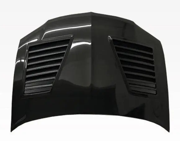 2003-2005 Mitsubishi EVO 8 4 doors GTC Style Carbon Fiber Black Hood-3