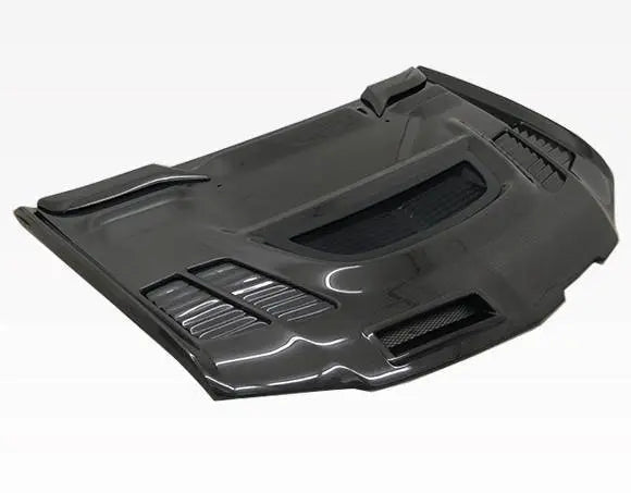 2003-2005 Mitsubishi EVO 8 4 doors JC Style Carbon Fiber Black Hood-1