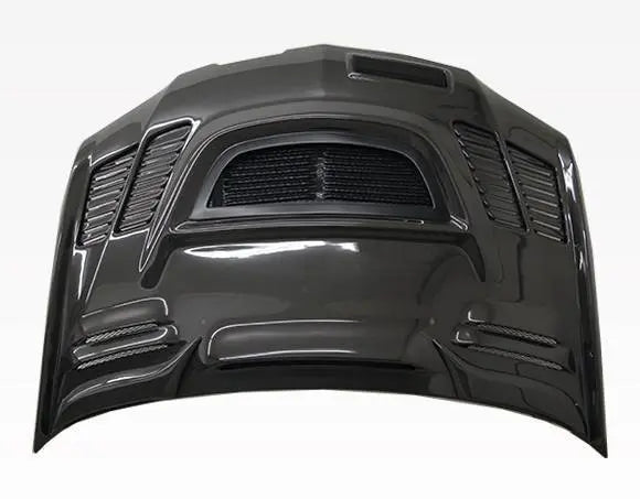 2003-2005 Mitsubishi EVO 8 4 doors JC Style Carbon Fiber Black Hood-7