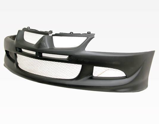 2003-2007 Mitsubishi EVO 8 EVO 9 4 doors OEM Style FRP Primer Front Bumper-1