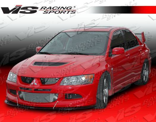 2003-2007 Mitsubishi EVO 8 EVO 9 4 doors OEM Style FRP Primer Front Bumper-2
