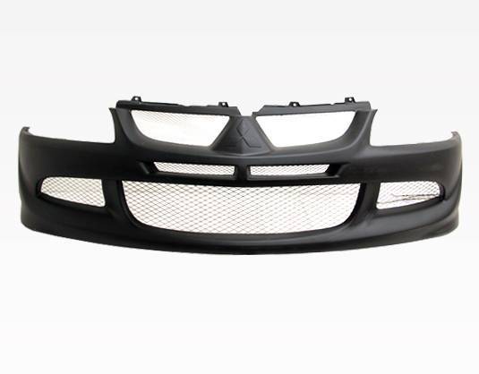 2003-2007 Mitsubishi EVO 8 EVO 9 4 doors OEM Style FRP Primer Front Bumper-4