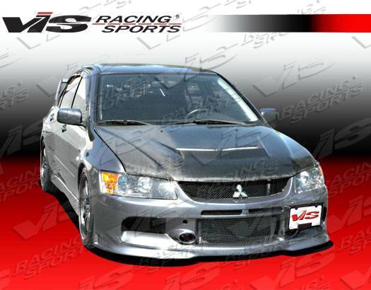 2003-2007 Mitsubishi EVO 8 EVO 9 4 doors MR Style FRP Primer Front Bumper-6