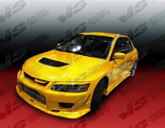 2003-2007 Mitsubishi EVO 8 EVO 9 4 doors FRP Primer Front Bumper-1