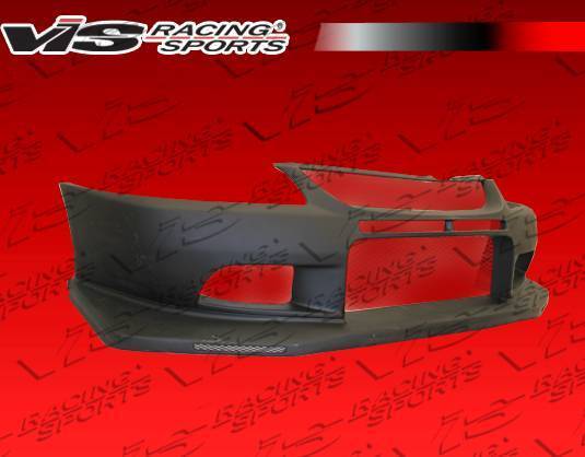 2003-2007 Mitsubishi EVO 8 EVO 9 4 doors VTX Style FRP Primer Front Bumper-2