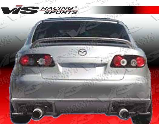 2003-2007 Mazda 6 4 doors BALLISTIX Style FRP Primer Rear Bumper-2