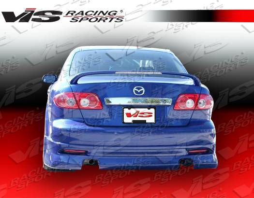 2003 Mazda 6 4 doors K-SPEED Style FRP Primer Rear Lip-1