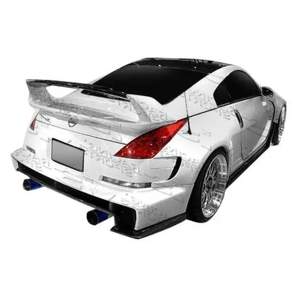 2003-2008 Nissan 350Z 2 doors AMS WB Style FRP Primer Side Skirts-1
