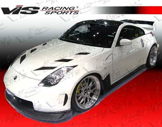 2003-2008 Nissan 350Z 2 doors AMS WB Style FRP Primer WideBody-2