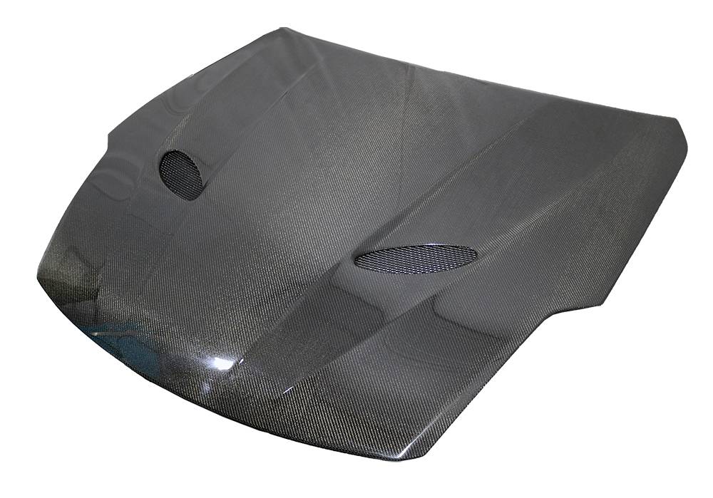 2003-2006 Nissan 350Z 2 doors FVS Style Carbon Fiber Black Hood-2