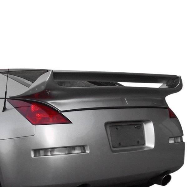2003-2008 Nissan 350Z 2 doors Invader 1 Style FRP Primer Spoiler-2