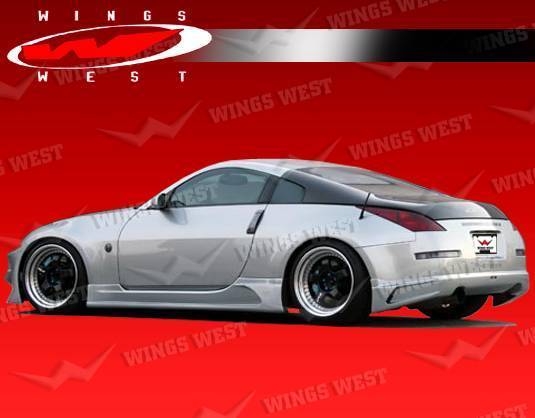 2003-2008 Nissan 350Z 2 doors FRP Primer Rear Lip-1