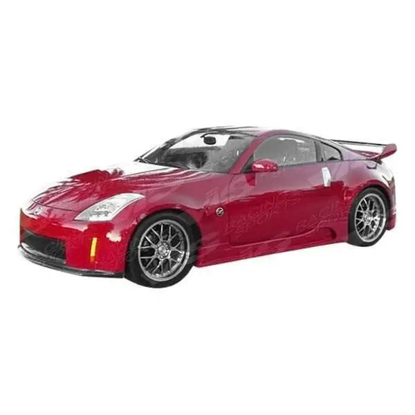 2003-2008 Nissan 350Z 2 doors J Speed Style FRP Primer Side Skirts-1