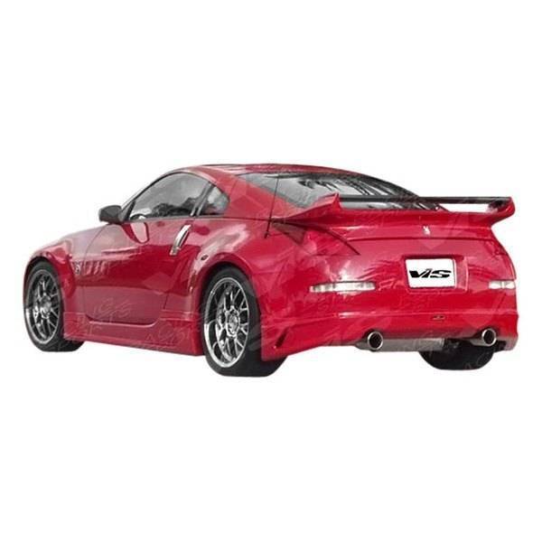 2003-2006 Nissan 350Z 2 doors J Speed Style FRP Primer Rear Lip-1