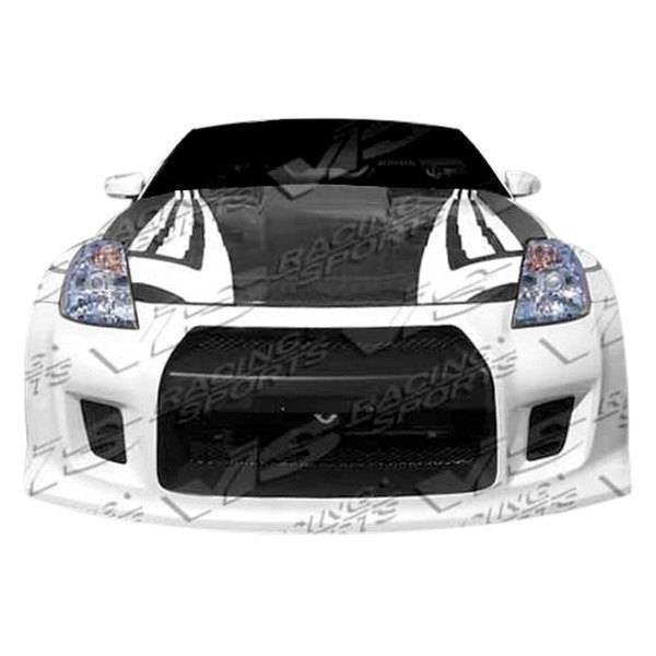 2003-2008 Nissan 350Z 2 doors R 35 Style FRP Primer Front Bumper-1