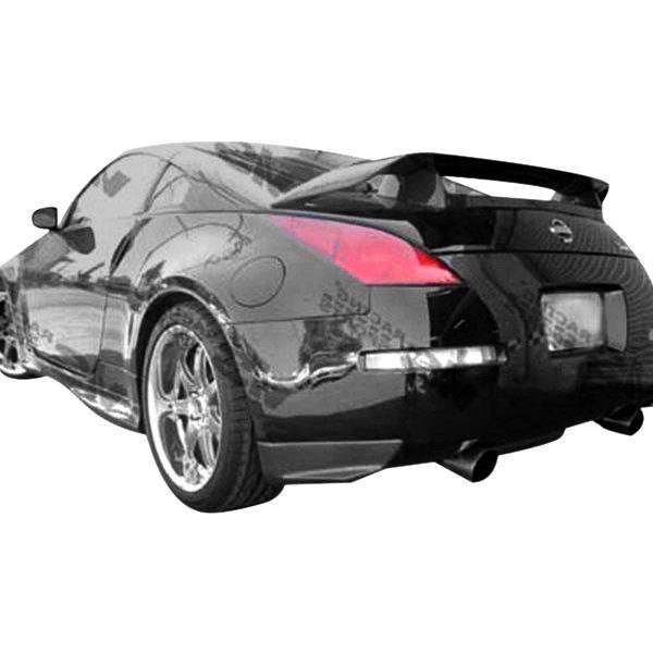 2003-2008 Nissan 350Z 2 doors TECHNO R Style FRP Primer Rear Lip-1