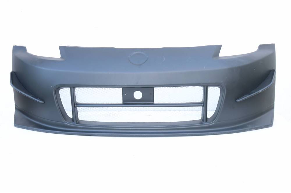 2003-2008 Nissan 350Z 2 doors TECHNO R 2 Style FRP Primer Front Bumper-5