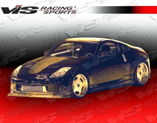 2003-2005 Nissan 350Z 2 doors Carbon Fiber Black Front Lip-1