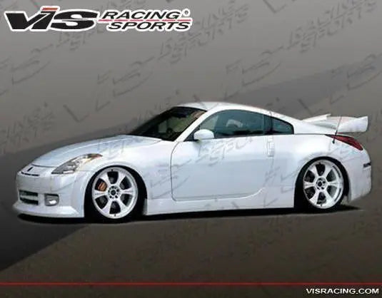 2003-2008 Nissan 350Z 2 doors VIP Style FRP Primer Side Skirts-3