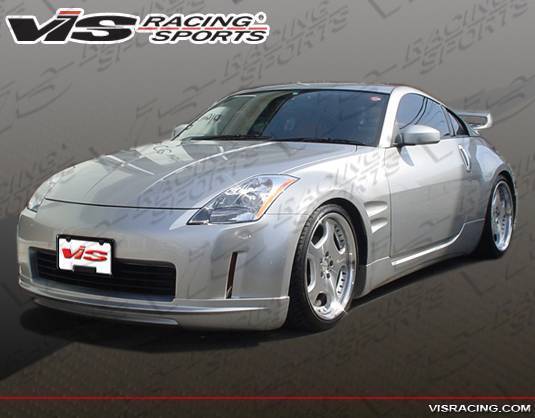 2003-2005 Nissan 350Z 2 doors VIP Style FRP Primer Front Lip-2