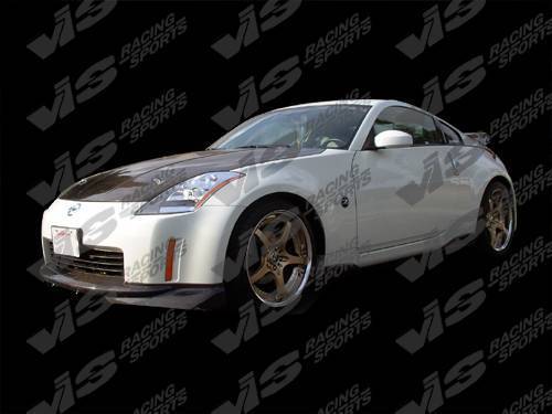 2003-2005 Nissan 350Z 2 doors Carbon Fiber Black Front Lip-1