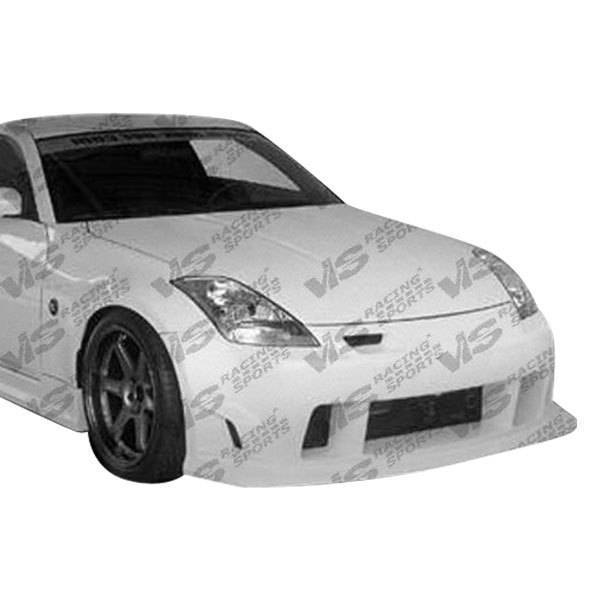2003-2008 Nissan 350Z 2 doors WINGS Style FRP Primer Front Bumper-2