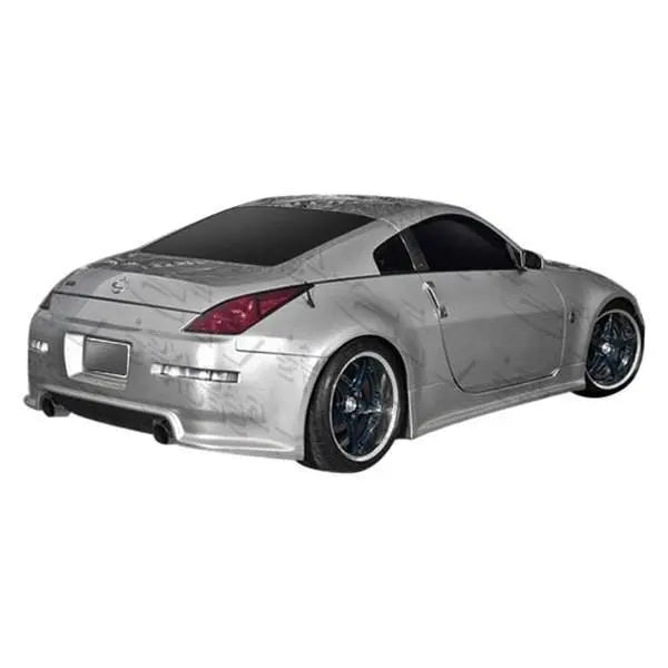 2003-2008 Nissan 350Z 2 doors WINGS Style FRP Primer Side Skirts-2