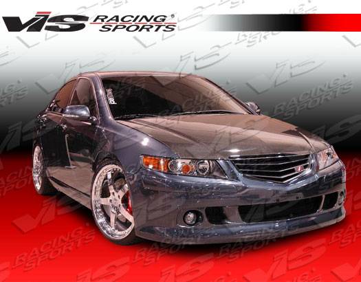 2004-2005 Acura TSX 4 doors K-SPEED Style FRP Primer Full Kit-1
