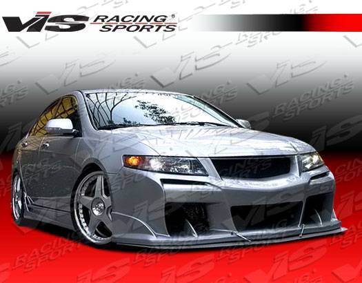 2004-2005 Acura TSX 4 doors LASER Style FRP Primer Front Bumper-1