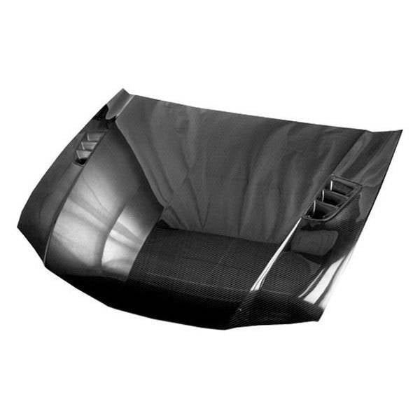 2004-2005 Acura TSX 4 doors RR Style Carbon Fiber Black Hood-1