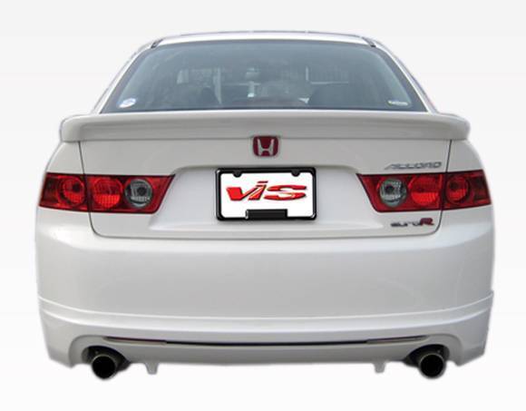 2004-2005 Acura TSX 4 doors TECHNO R Style FRP Primer Rear Lip-1