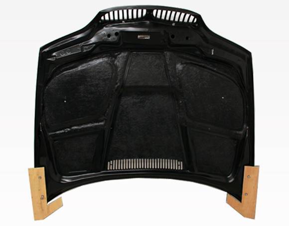 2004-2005 BMW 3 SERIES E46 2 doors GTR Style Carbon Fiber Black Hood-5