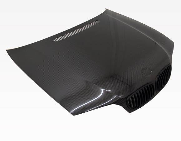 2004-2005 BMW 3 SERIES E46 2 doors OEM Style Carbon Fiber Black Hood-1